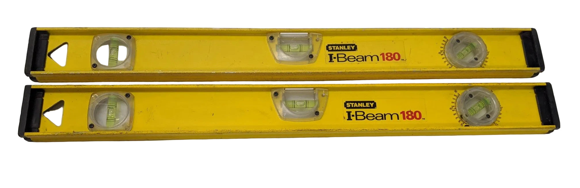 Stanley I-Beam Level 24" 180° Lot of 2 - Aluminum 3 Vials 42-324