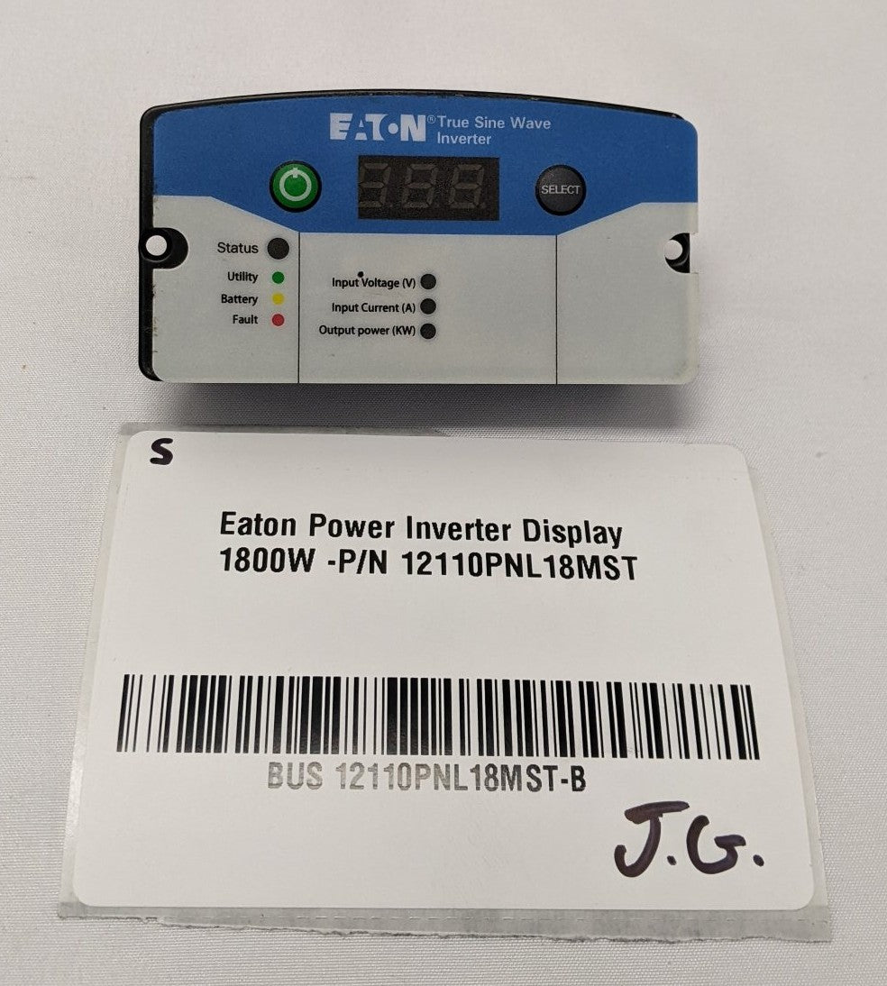 Eaton 1800W Inverter Control Panel Display 12110PNL18MST