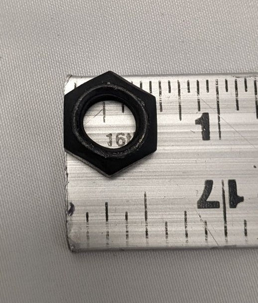 New *Lot of 100* M10-1.5 Coarse Steel Grade 10 Black Oxide Lock Nuts