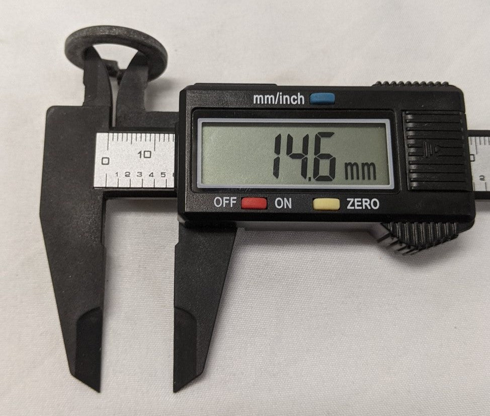 9/16" Black Oxide Steel Lock Washers - Lot of 50 - 15/16" OD Split Ring Washers