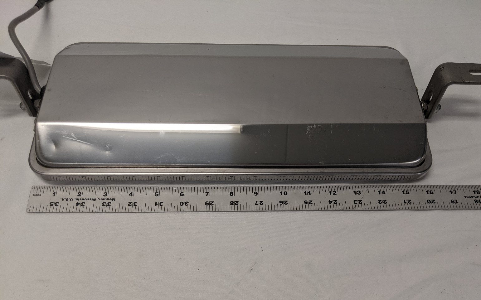 Used Freightliner 16" x 7" Angle Back West Coast Heated Mirror - P/N  705335