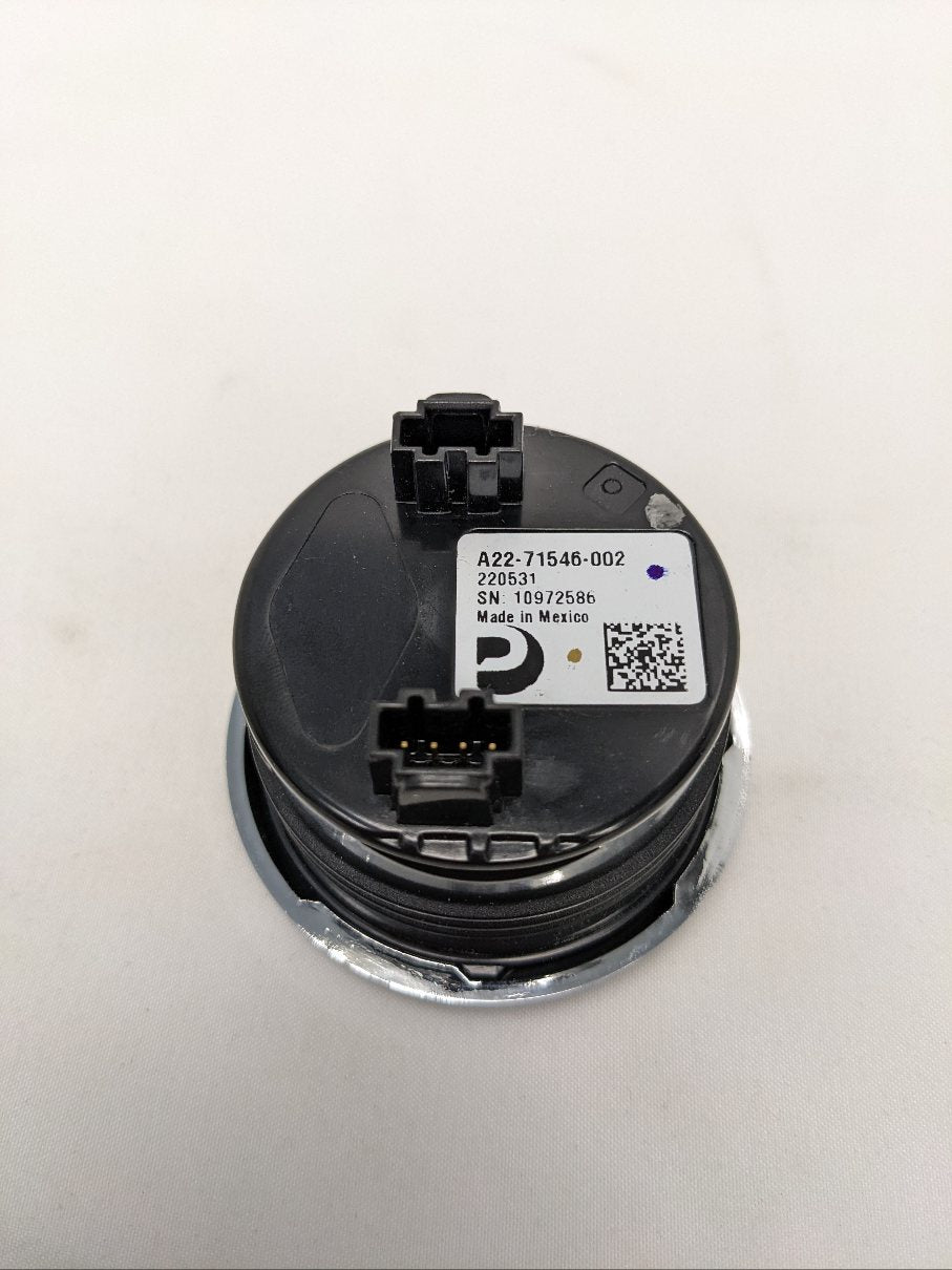 New Freightliner Chrome Center Rear Axle Deg. F Temp. Gauge - P/N A22-71546-002 (10134305964348)