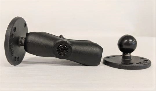 *Lot of 2* New RAM® Universal Double Ball Mount w/ Round Bases - P/N  RAM-B-101U