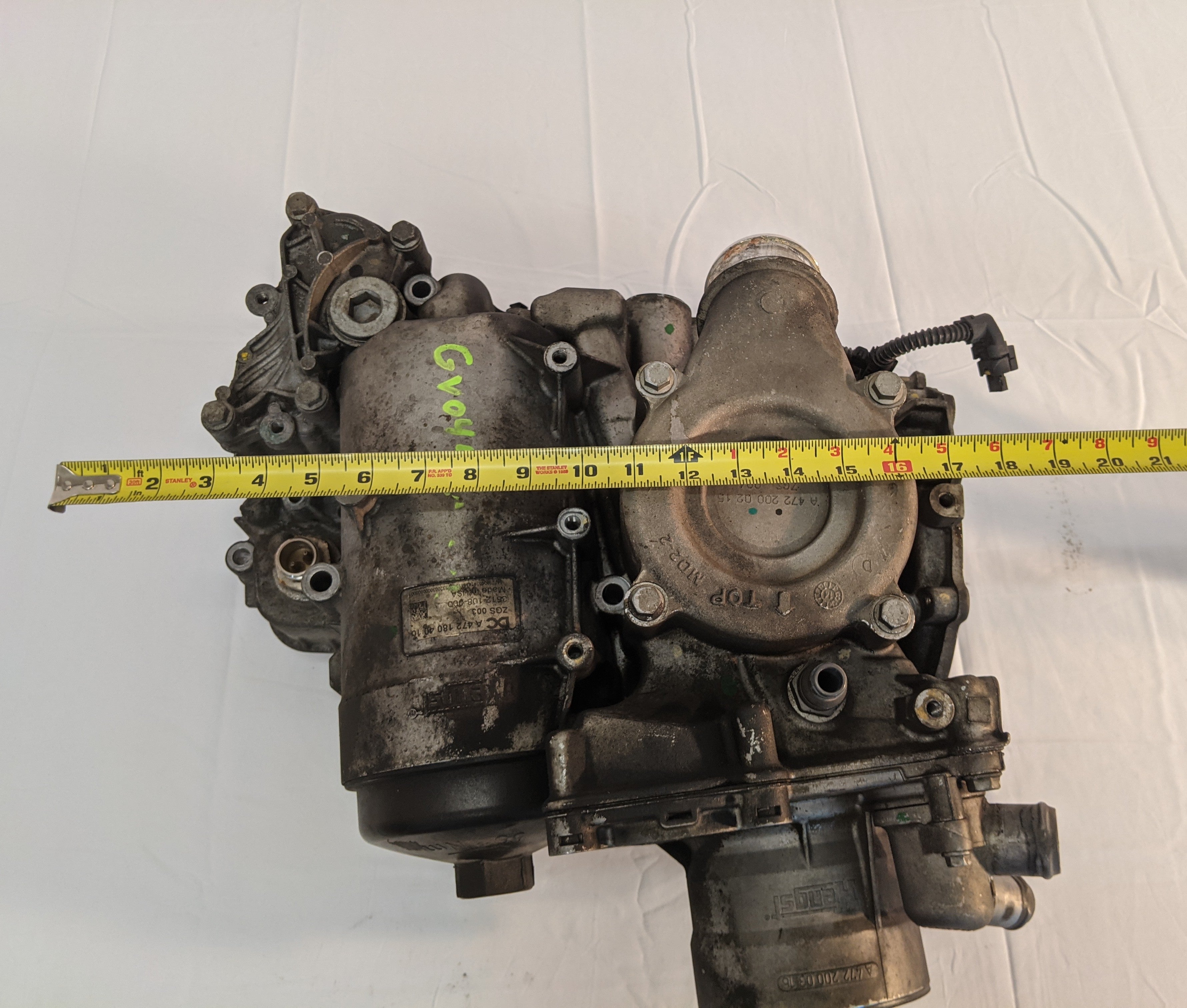 Used Detroit DD15 Engine Oil Coolant Module Assembly - P/N A 472 180 40 10 (10069613576508)