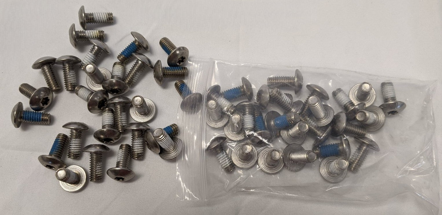 *Lot of 50* New 5/16"-18x3/4" Fully Threaded Coarse Stainless Steel Button Bolts