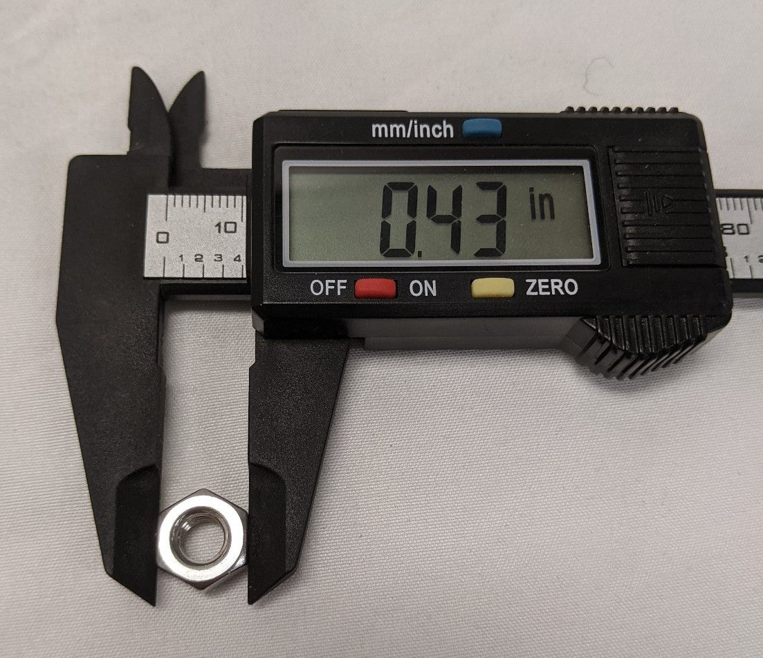 1/4"-20 Stainless Steel 18-8 Hex Nuts - Lot of 200 - Coarse Thread Corrosion Resistant