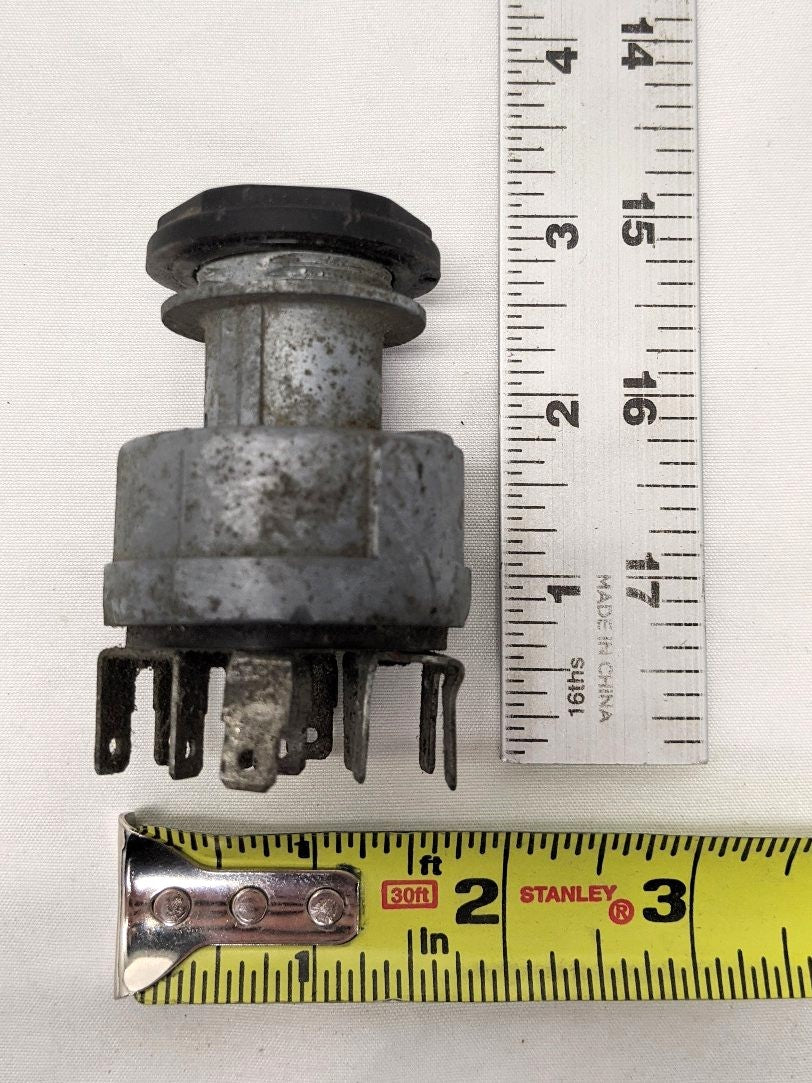 Used Pollak Ignition Start Switch Keyed Hot Rod w/o Keys - P/N POL 214