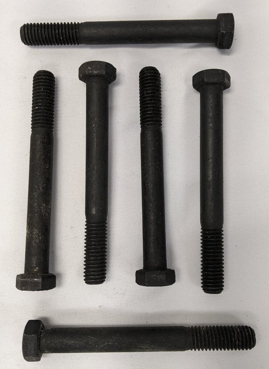 1/2"-13 x 4-1/2" Grade 8 Hex Bolts Black Oxide Lot/6 | SK-16625J9-A