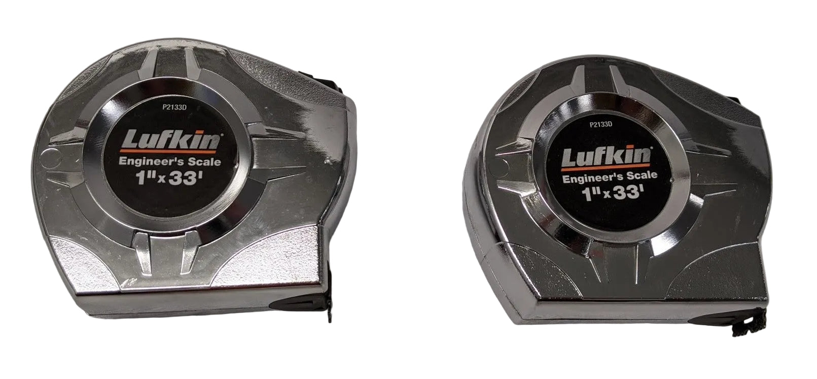 Lufkin Engineers Scale Tape Measure 33 FT Lot of 2 - Dual Scale P2133D