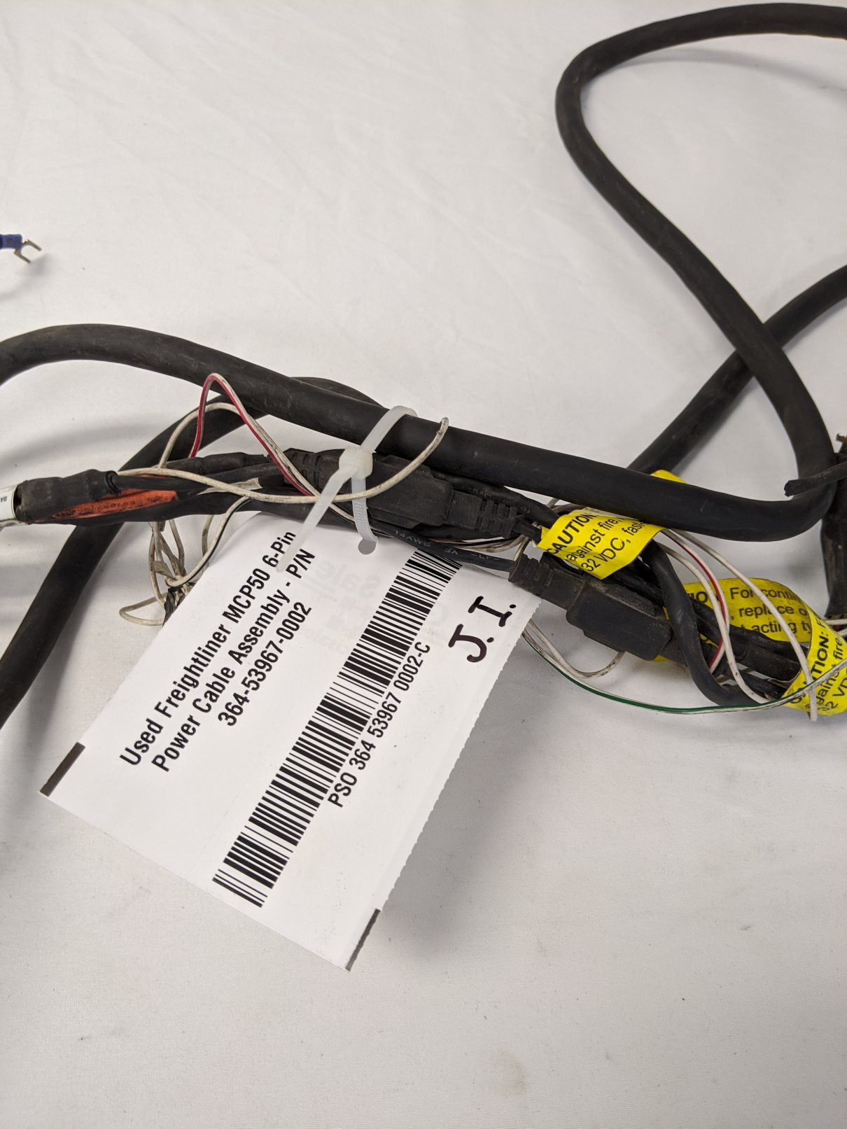 Used Freightliner MCP50 6-Pin Power Cable Assembly - P/N 364-53967-0002