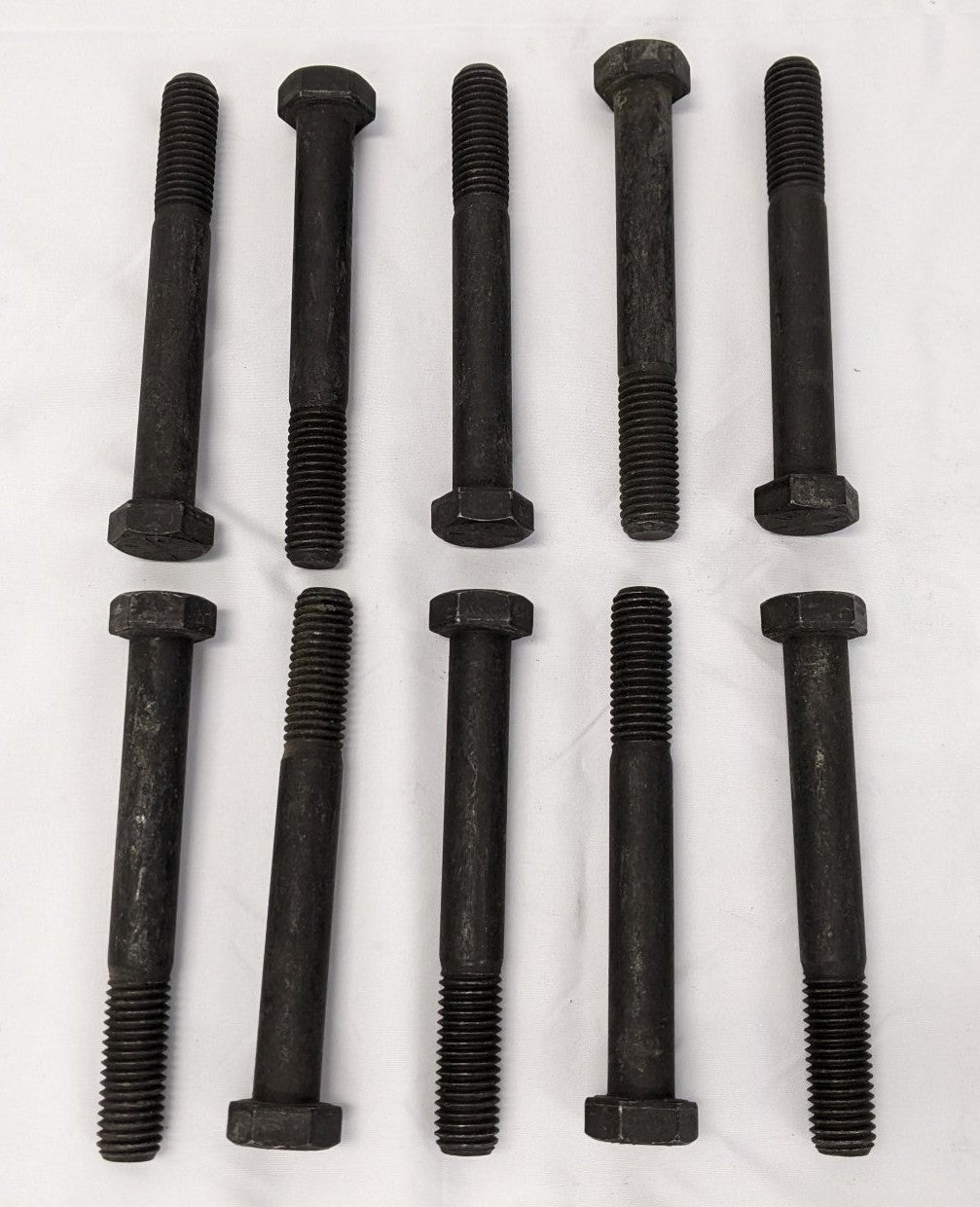 *Lot of 10* New 5/8"-11 x 5" Partly Threaded Coarse Grade 8 Steel Hex Bolts