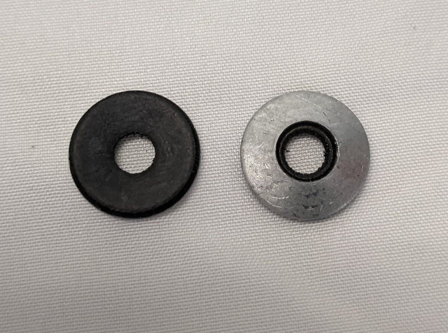 *Lot of 100* New #10 x 5/8" x 1/8" Zinc Coated Steel Bonded Sealing Washers