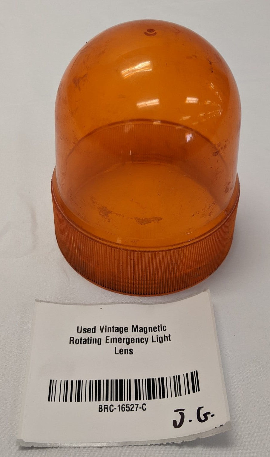 Used Vintage Magnetic Rotating Emergency Light Lens