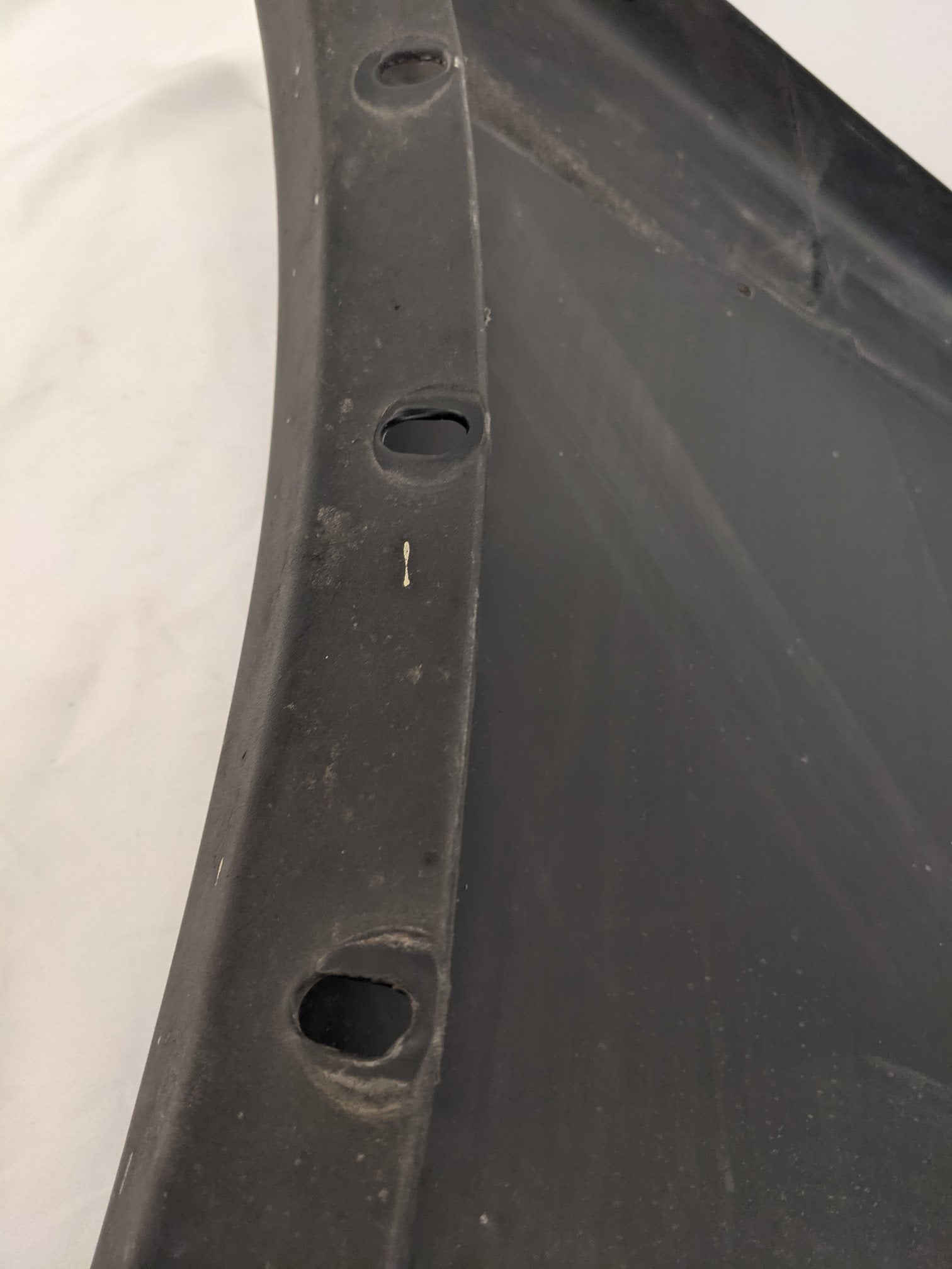 Freightliner Left Hand Gray Bumper End (21-27300-004) - Used