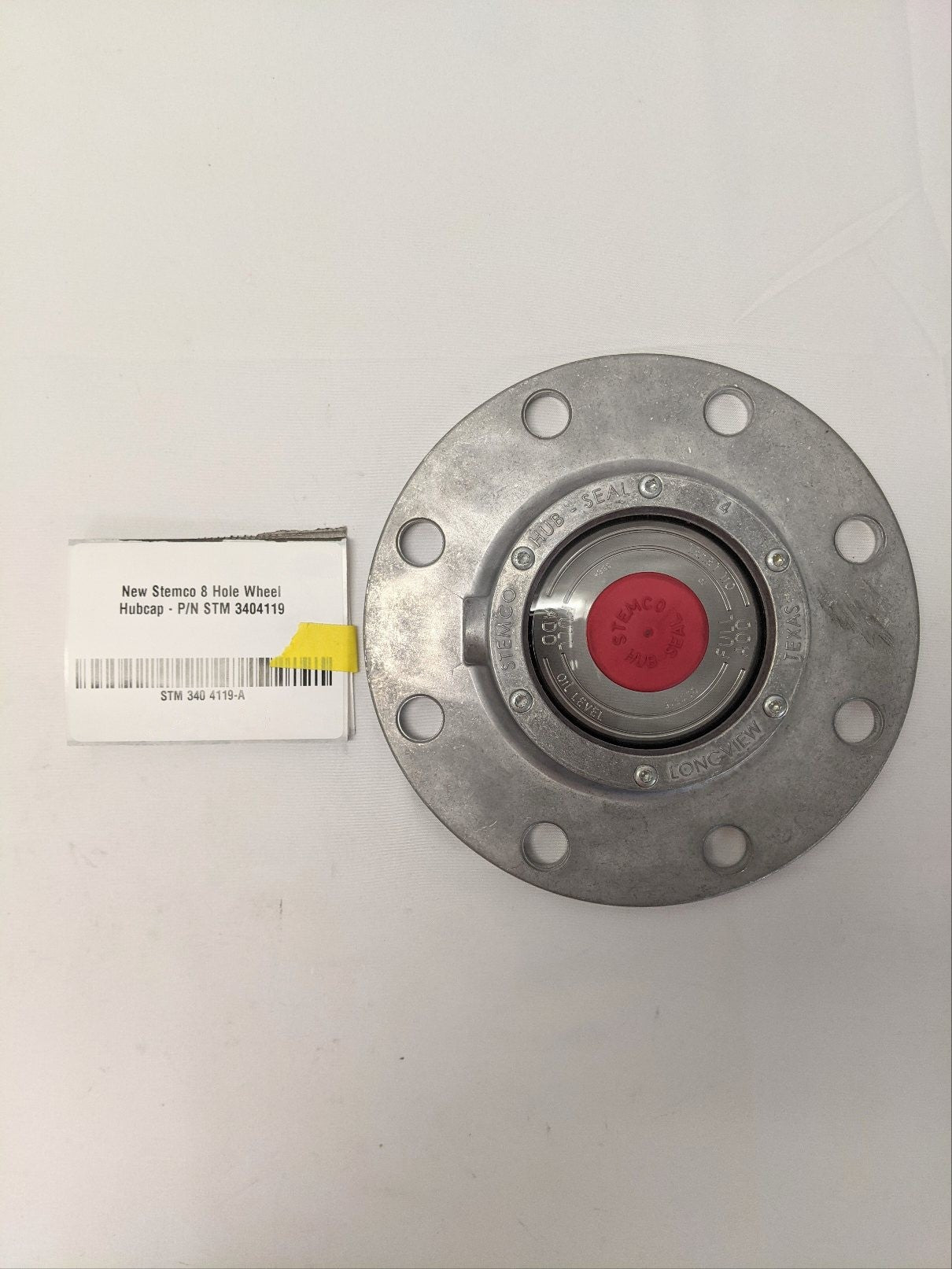 Stemco 8-Hole Front Steer Wheel Hubcap | P/N STM 3404119