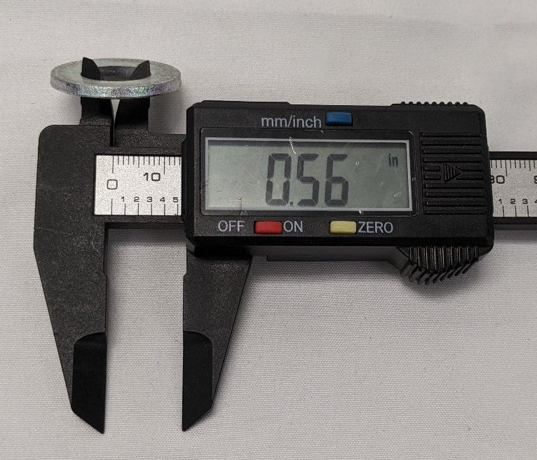 *Lot of 100* 1/2" x 1-1/16" x 1/8" Zinc Plated Steel Washers