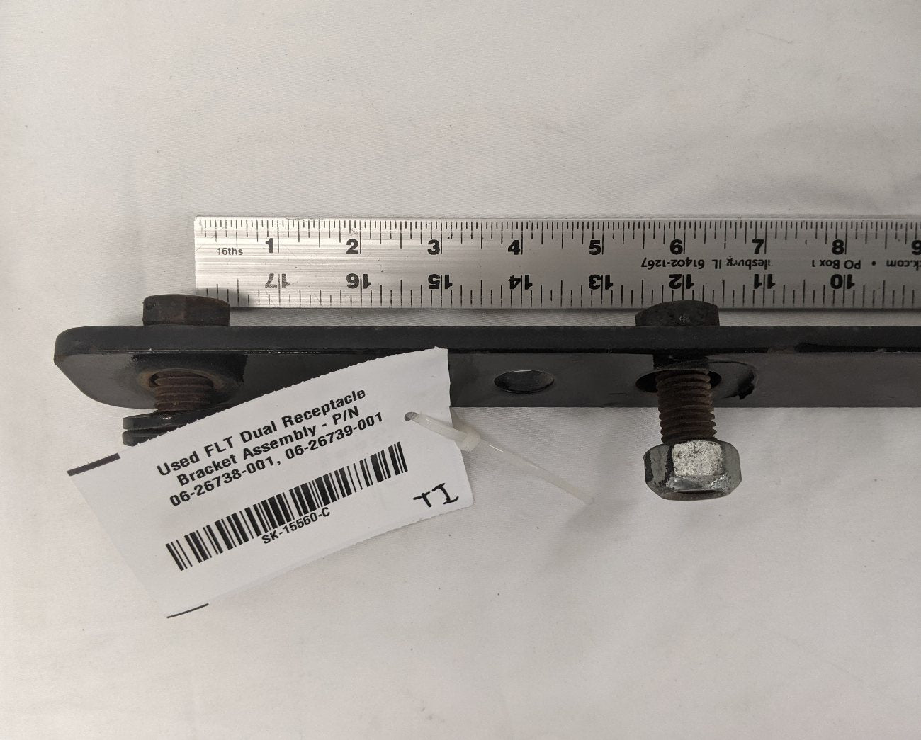 Used FLT Dual Receptacle Bracket Assembly - P/N 06-26738-001, 06-26739-001