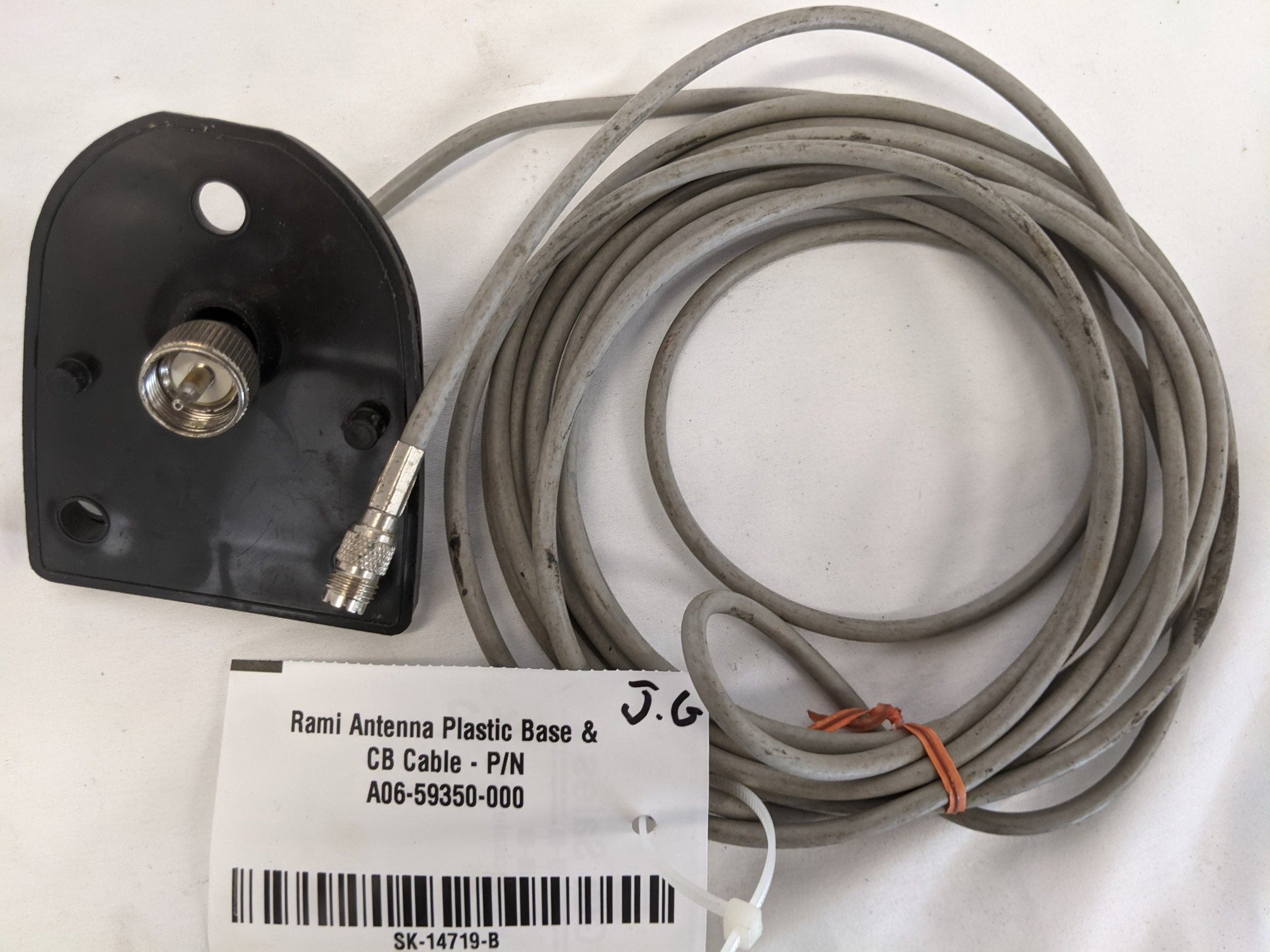 Rami Antenna Plastic Base & CB Cable - P/N A06-59350-000 (10175160025404)