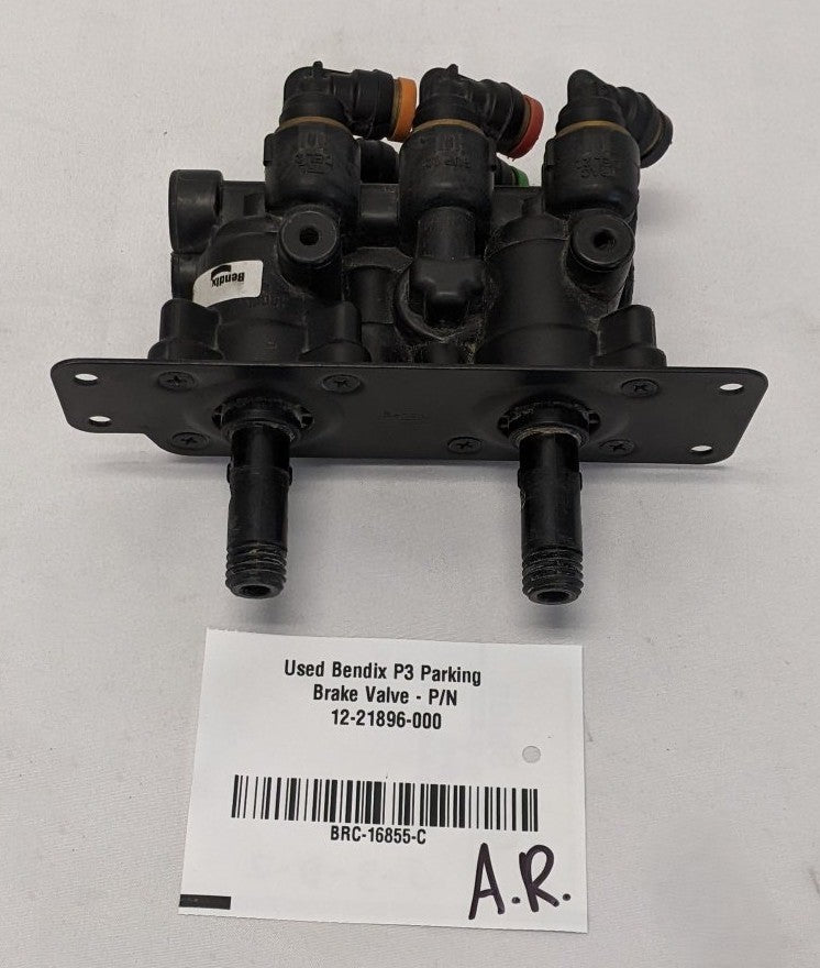 Used Bendix P3 Parking Brake Valve - P/N  12-21896-000