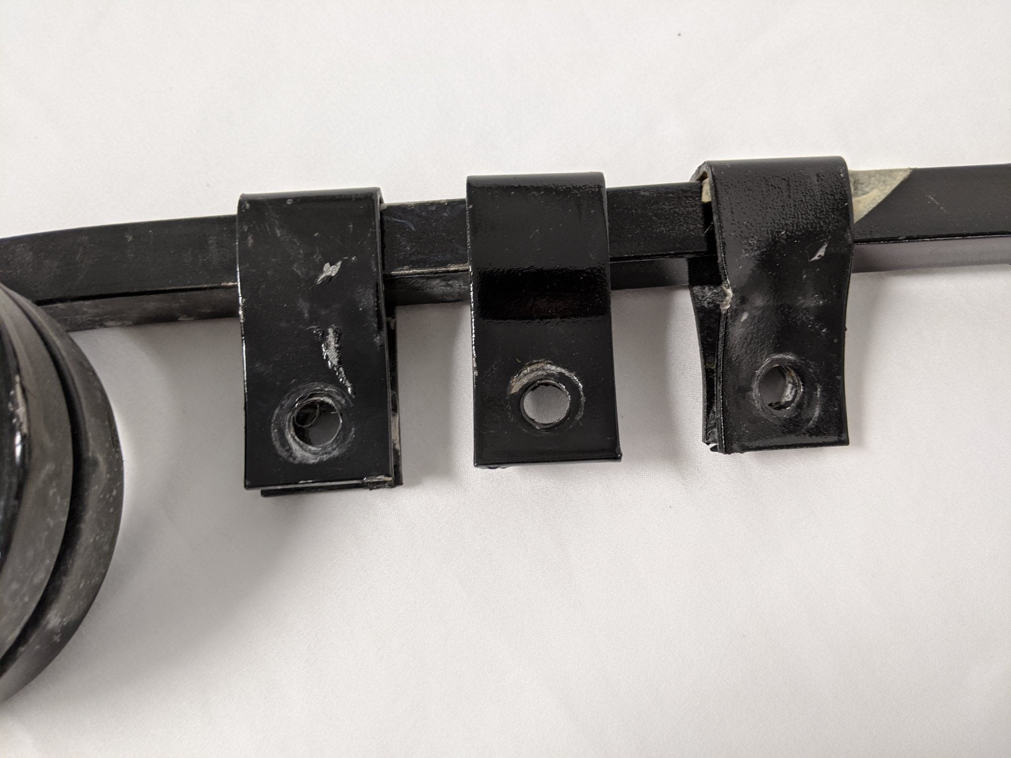 Used FTL LH Rear 45 Deg Angled Coiled Mud Flap Hanger Bracket - P/N 22-75796-000 (6698092134486)