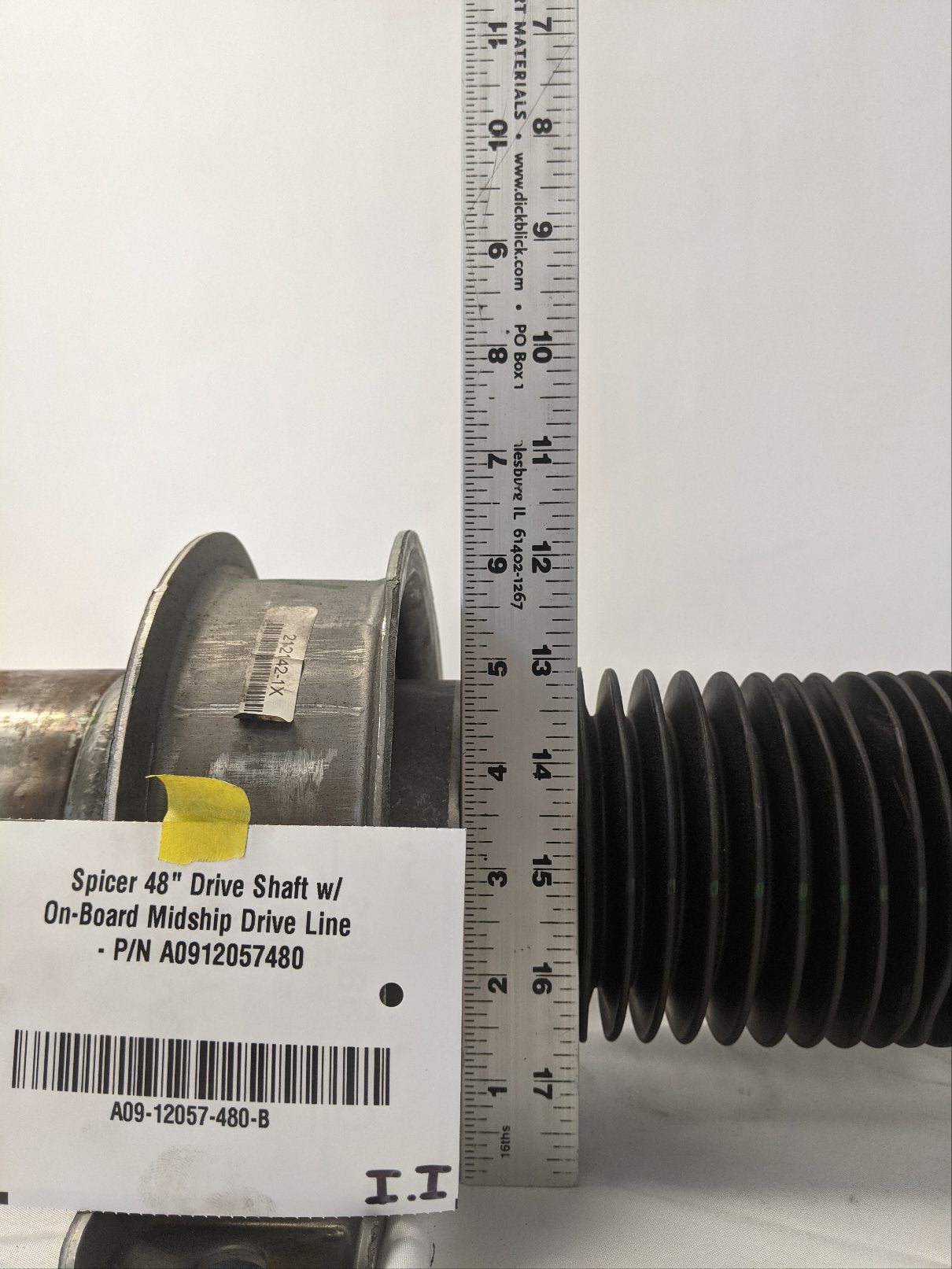 Spicer 48" Drive Shaft w/ On-Board Midship Drive Line - P/N A0912057480