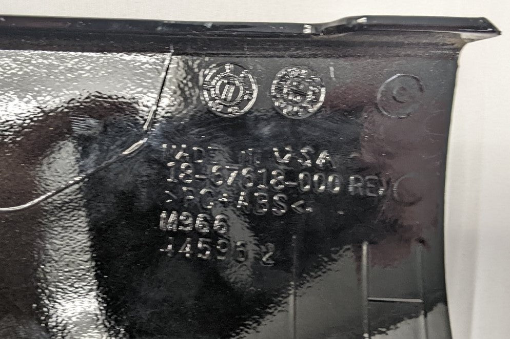 Used Freightliner M2 LH Side Cowl Panel Black 18-67618-000