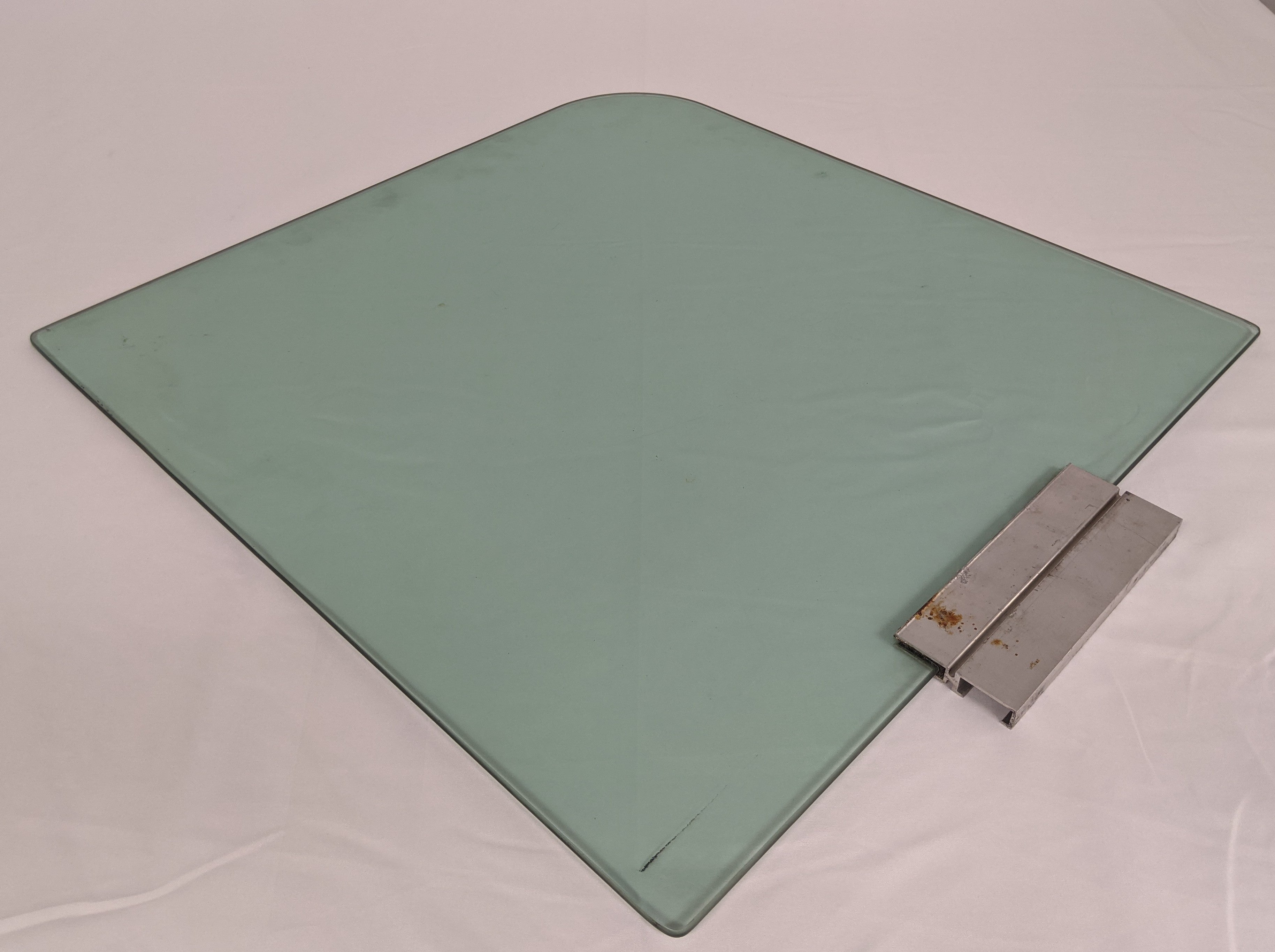 Used Freightliner FLD LH Cab Door Manual Tinted Window Glass - P/N 18-17450-001 (4023642423382)