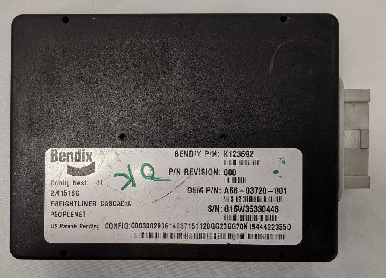 Used Bendix ECU Lane Departure Warning Module - P/N  A66-03720-001
