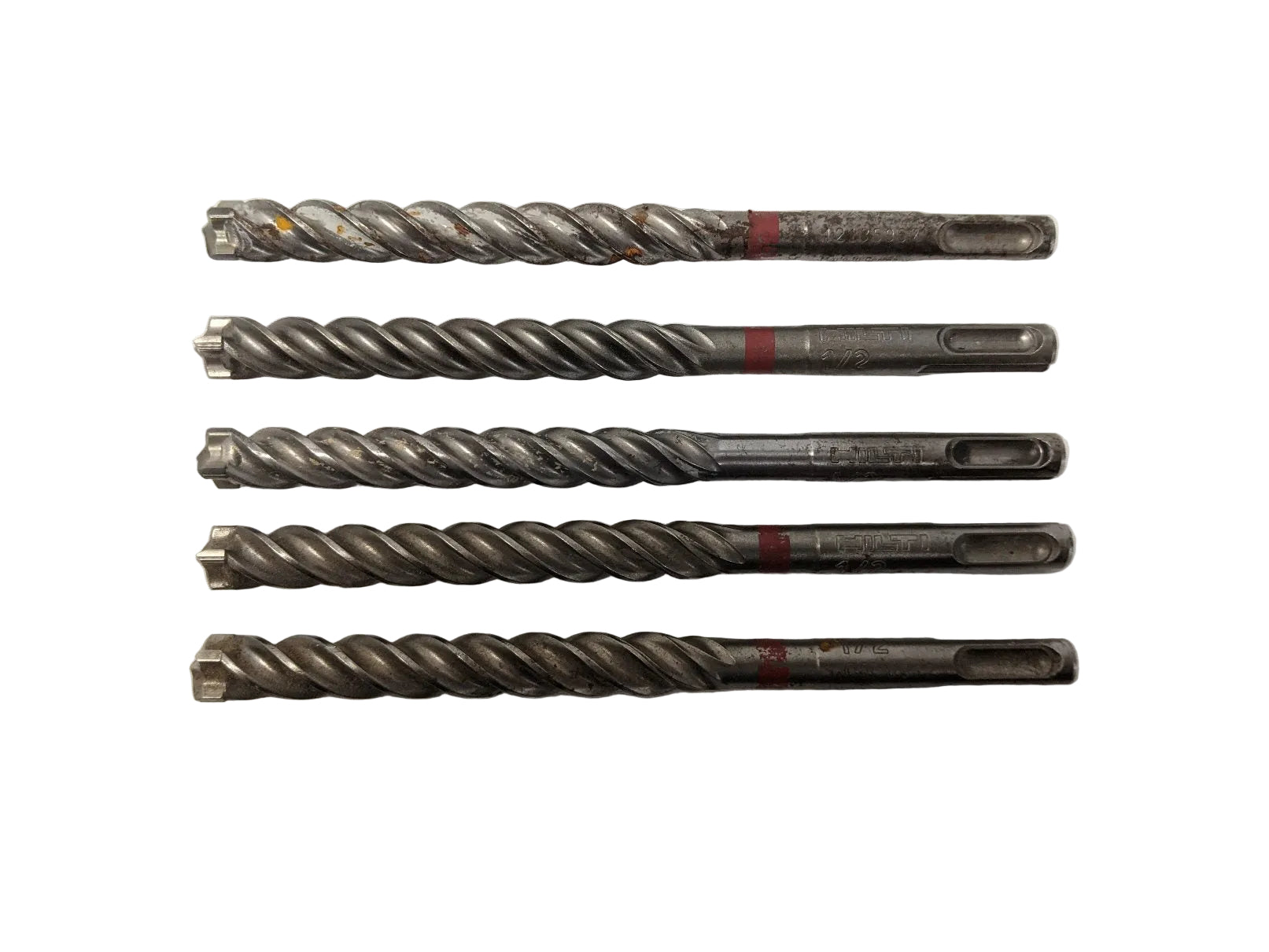 Hilti 1/2x6 SDS+ Quad Head Drill Bit - 0912 - Lot of 5