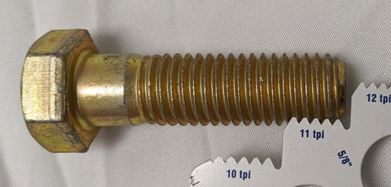 *Lot of 25* New 5/8"-11 x 2 1/4" Partly Threaded Coarse Grade 8 Steel Hex Bolts