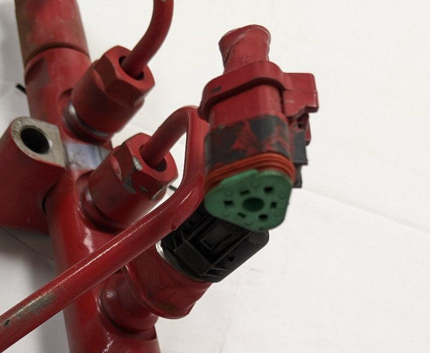 Used Cummins ISX 15 Fuel Rail Accumulator w/ Tubes | P/N 4307194