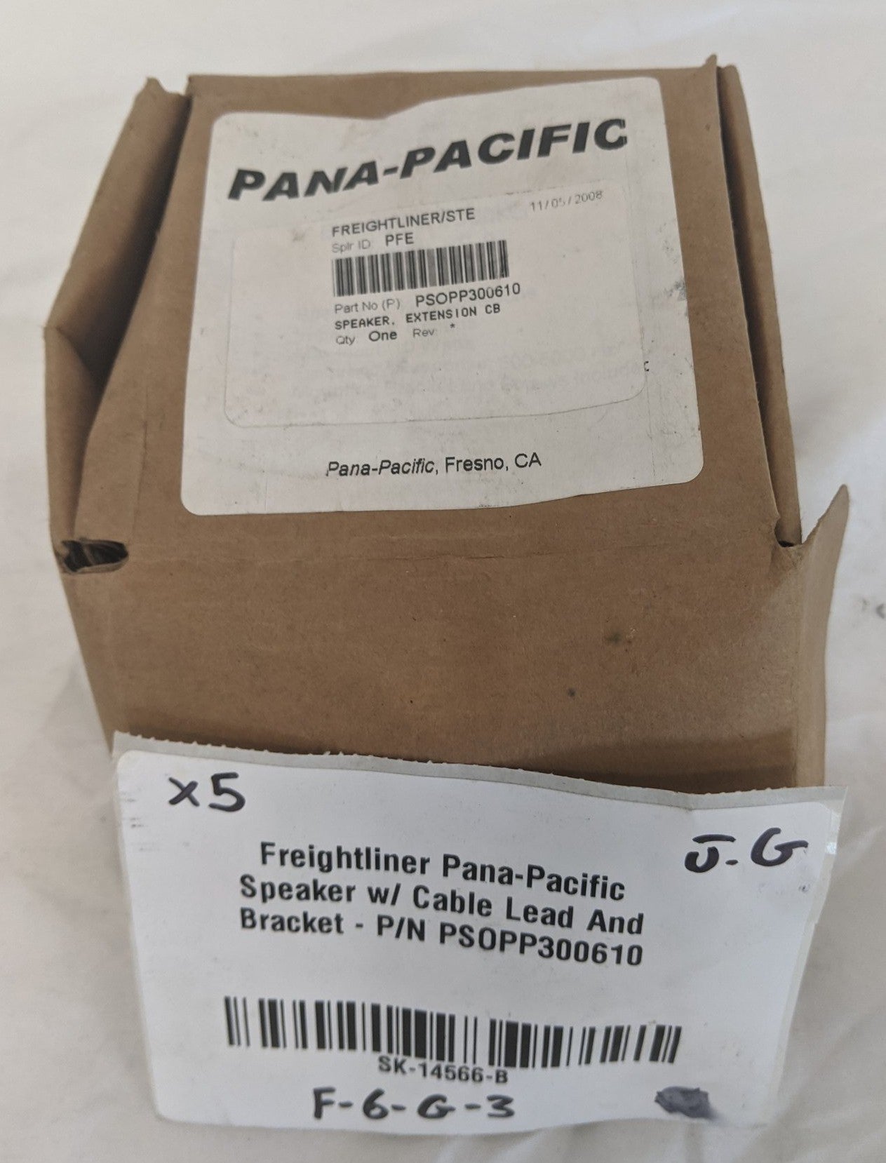 Freightliner Pana-Pacific Speaker w/ Cable Lead And Bracket - P/N PSOPP300610