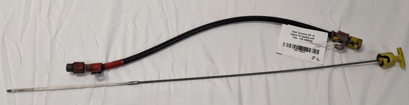 Used Cummins ISX 15 Oil Dipstick with Tube | P/N 4298239