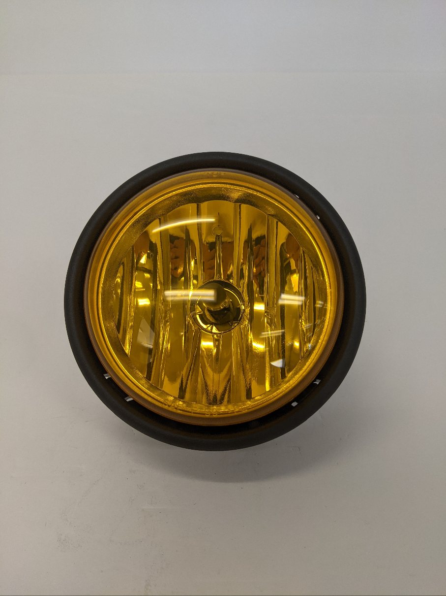 New Freightliner Round Amber Fog Lamp Assembly w/o Bulb--PN  A06-75742-001, 6810-003 (10109762011452)