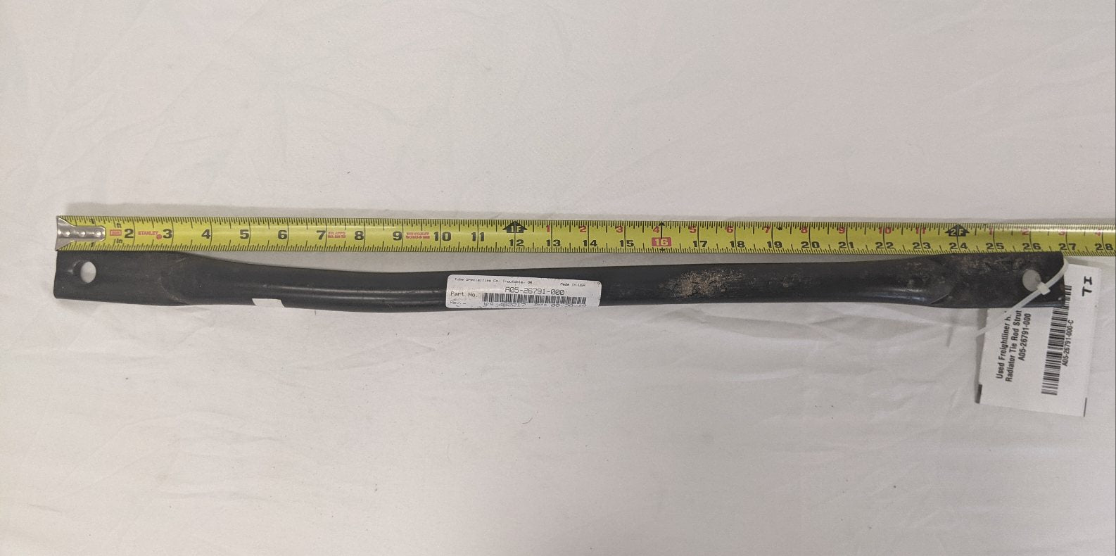 Used Freightliner RH Wide Radiator Tie Rod Strut - P/N A05-26791-000
