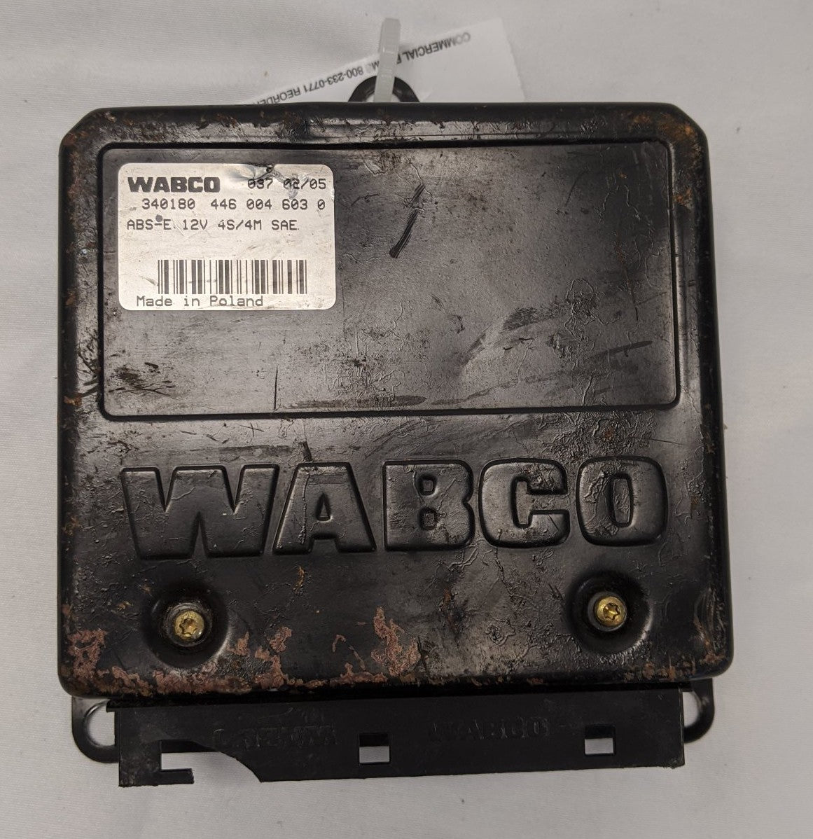 Damaged Wabco 12V ABS Electronic Control Module - P/N WAB 446 004 603 0