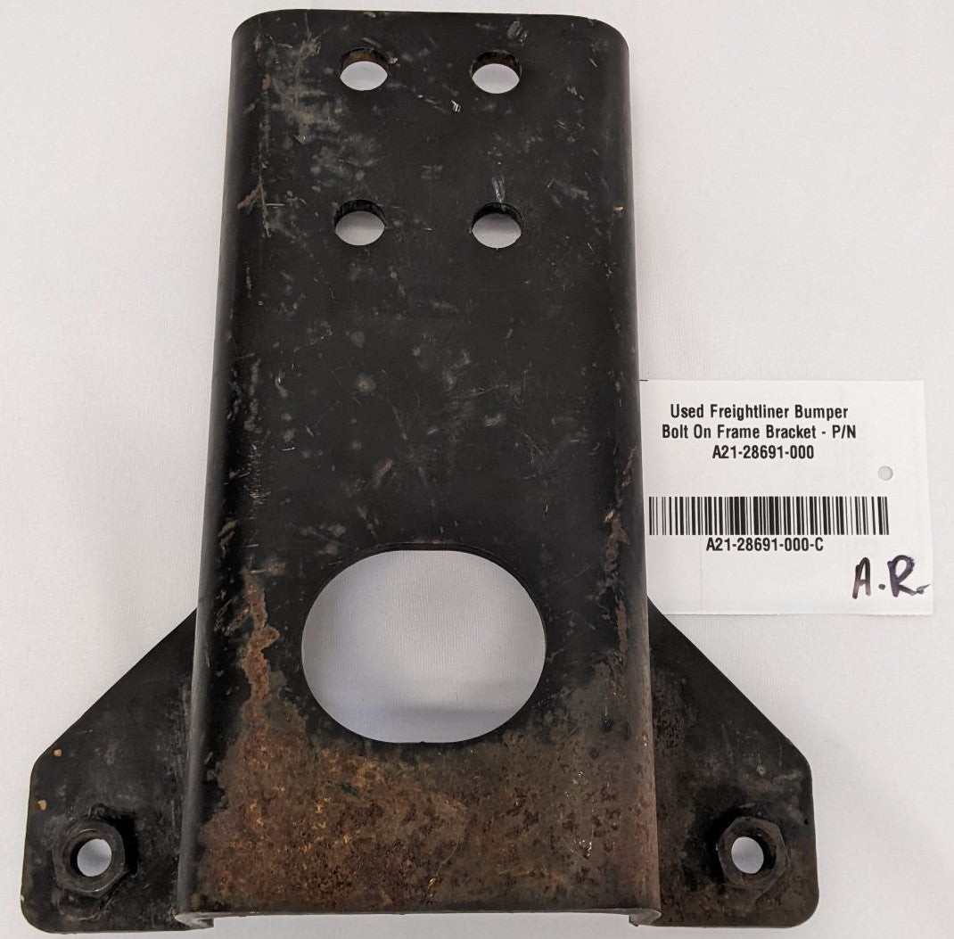 Used Freightliner Bumper Bolt On Frame Bracket - P/N A21-28691-000