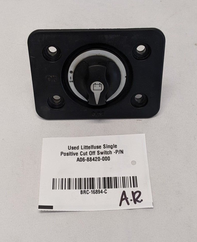 Littelfuse Battery Disconnect Cut-Off Switch A06-88420-000 Used