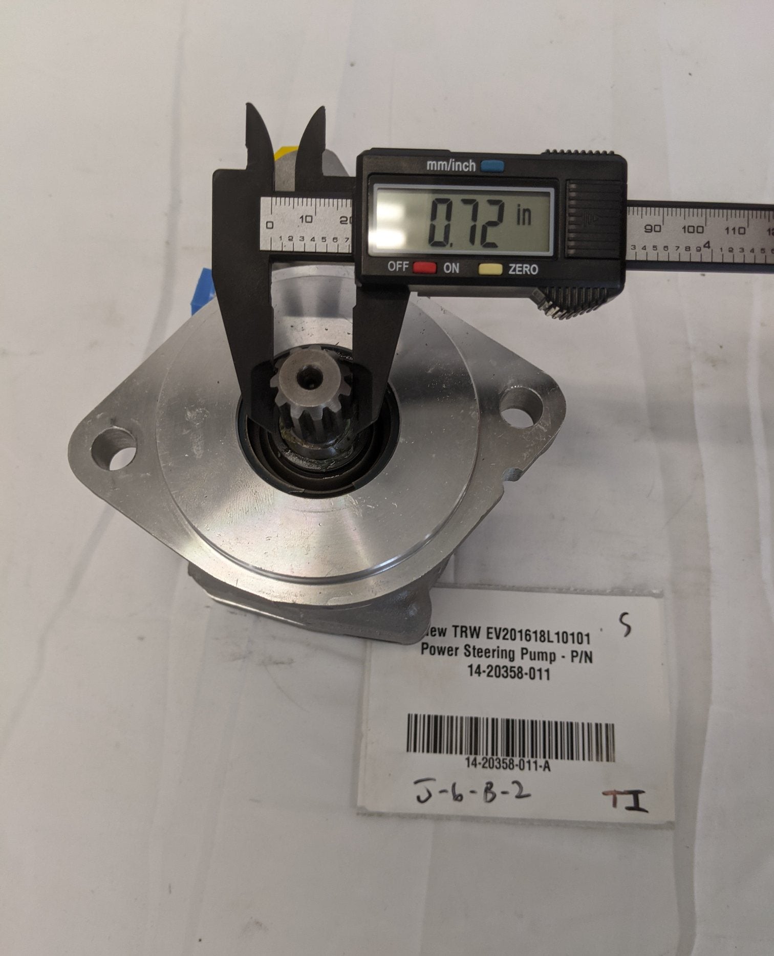 New TRW EV201618L10101 Power Steering Pump - P/N  14-20358-011 (10162411700540)