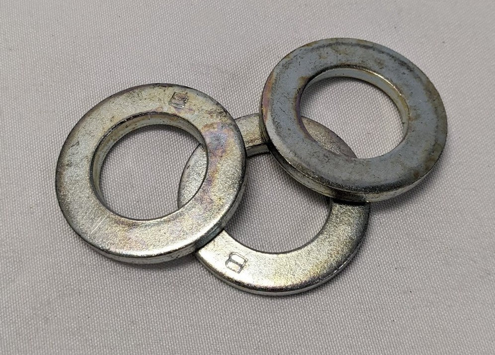 *Lot of 100* New 5/8" x 1 3/16" x 1/8" Zinc Plated Steel B Washers