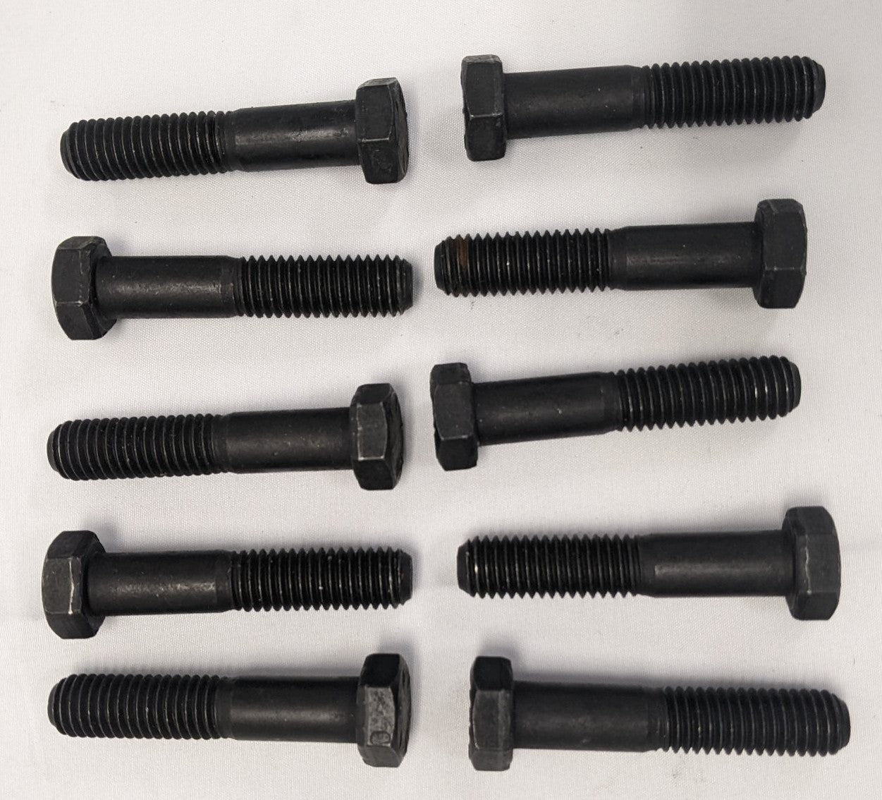 *Lot of 10* New 1/2"-13 x 2-1/2" Partially Threaded Grade 8 Steel Hex Bolts