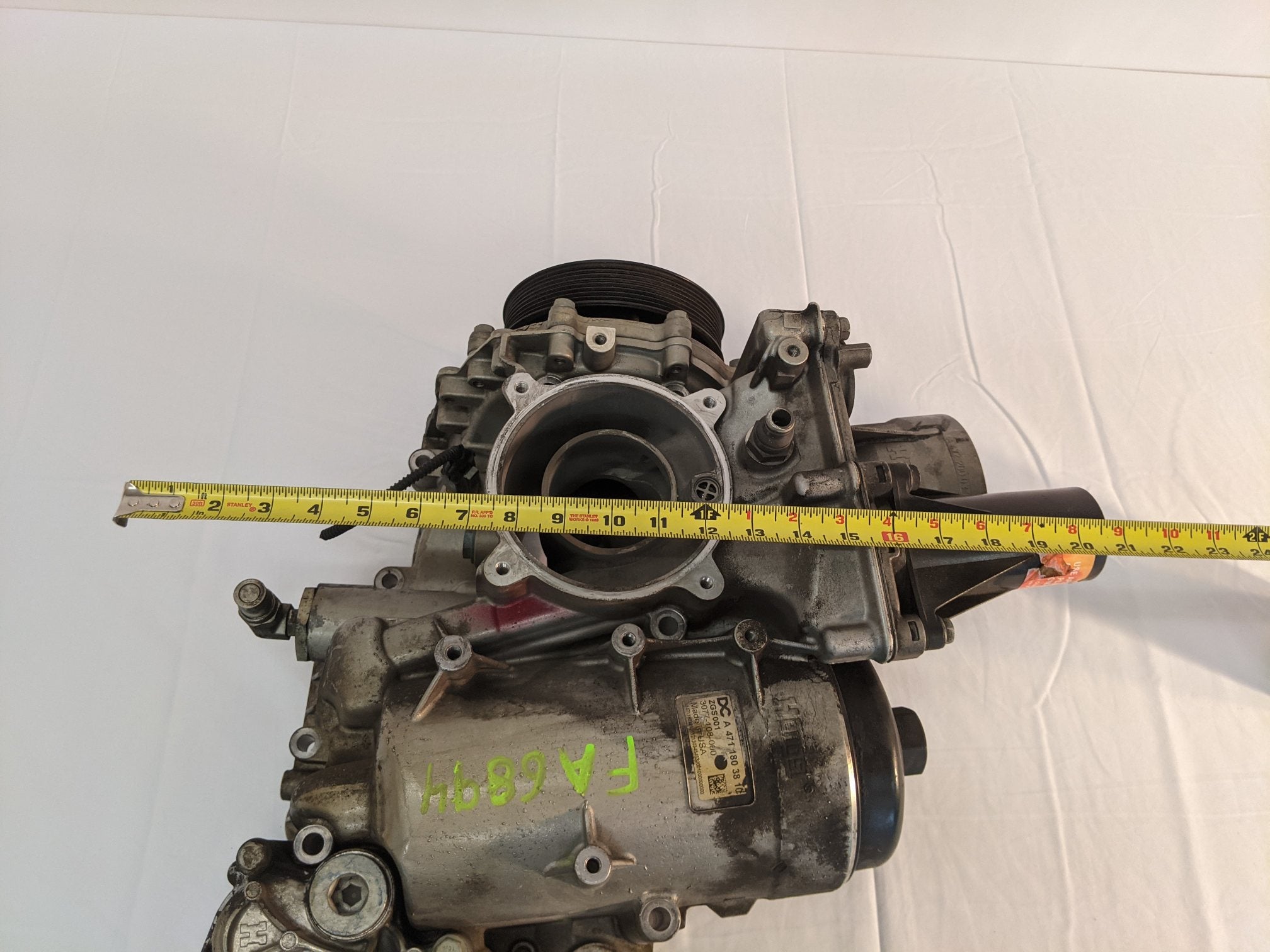 Used Detroit DD13 Engine Oil Coolant Module Assembly - P/N A 471 180 38 10 (10069615345980)