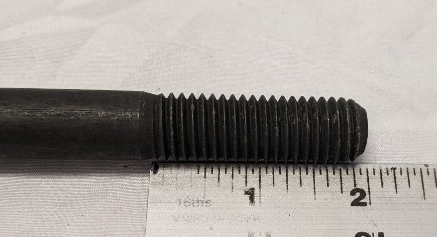 Lot/10 5/8"-11x6-3/4" Grade 8 Black Oxide Hex Bolts