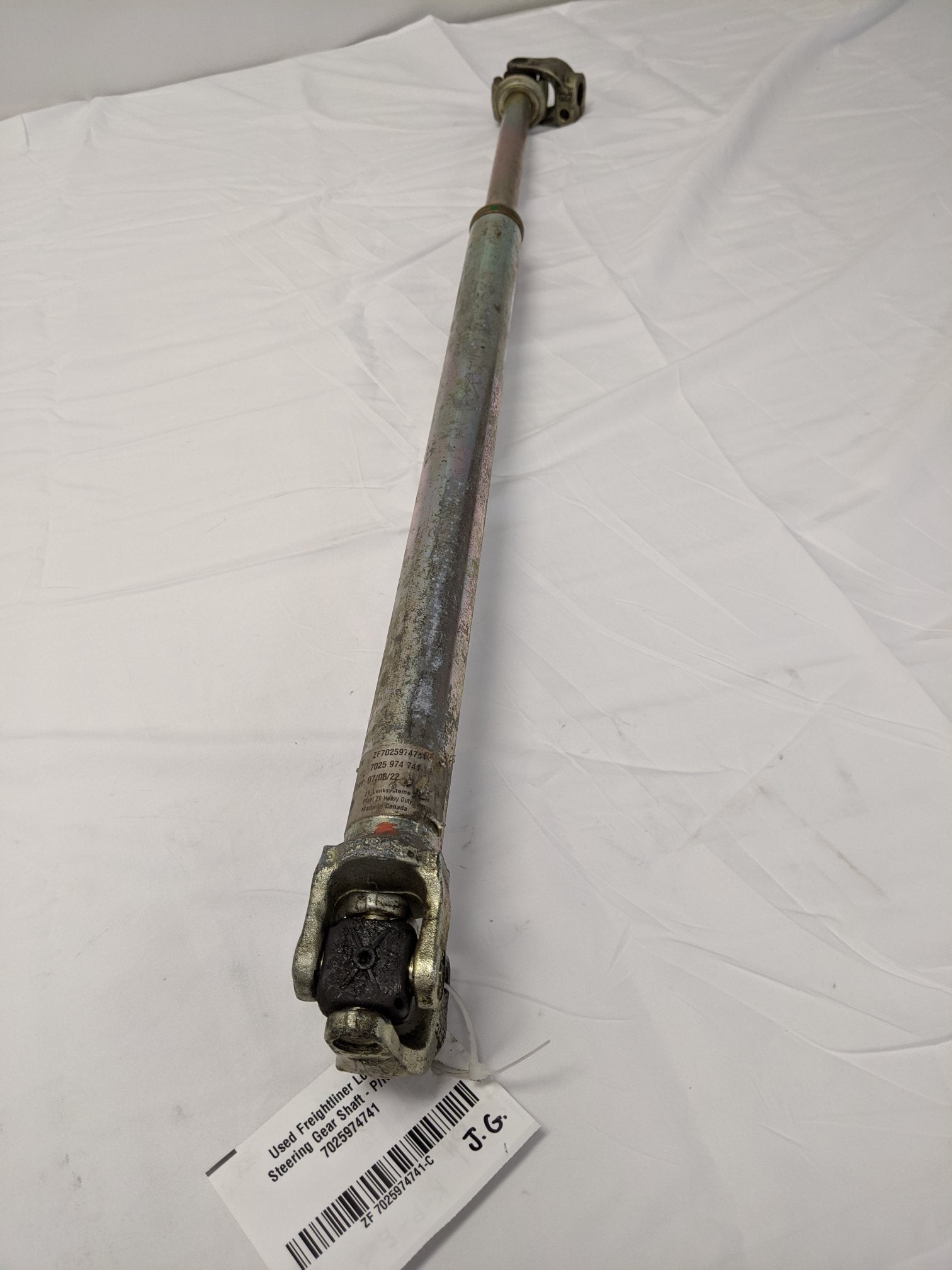 Used ZF Steering Gear Universal Power Steering Shaft - P/N ZF  7025974741