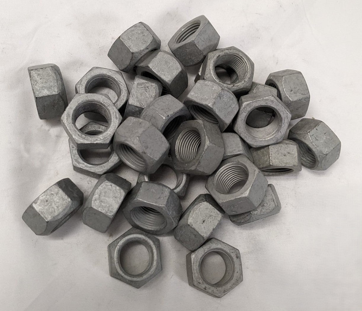 Lot/30 3/4"-16 Fine Thread Grade 5 Galvanized Nuts