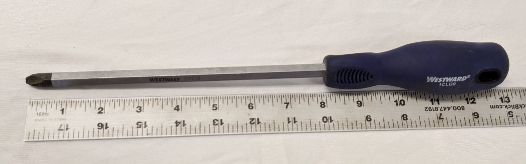 Westward 8" Phillips #4 Screwdriver (2-Pack) - 1CLG9