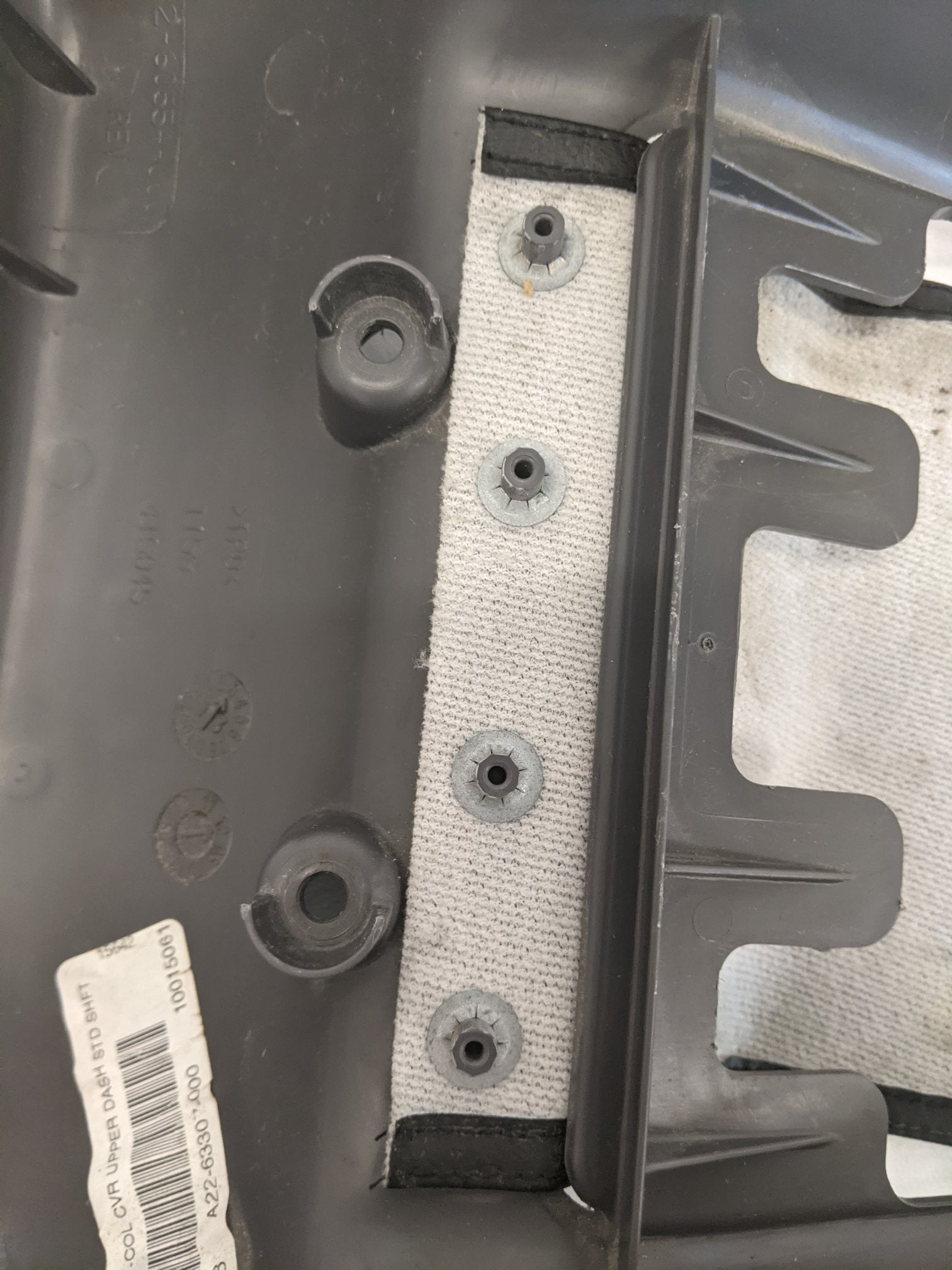 Used Freightliner Cascadia P3 Upper Steering Column Cover - P/N A22-63307-000