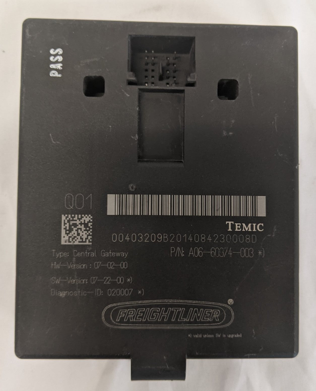 Used Freightliner Central Gateway Multiplexing Control Module -P/N A06-60974-003