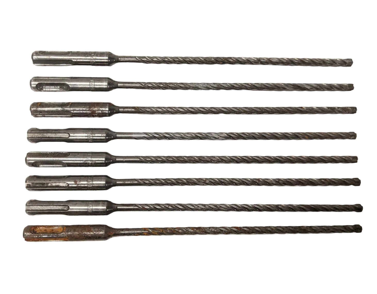DeWalt 3/16x8 SDS+ Quad Head Drill Bit - DW5504 - Lot of 8