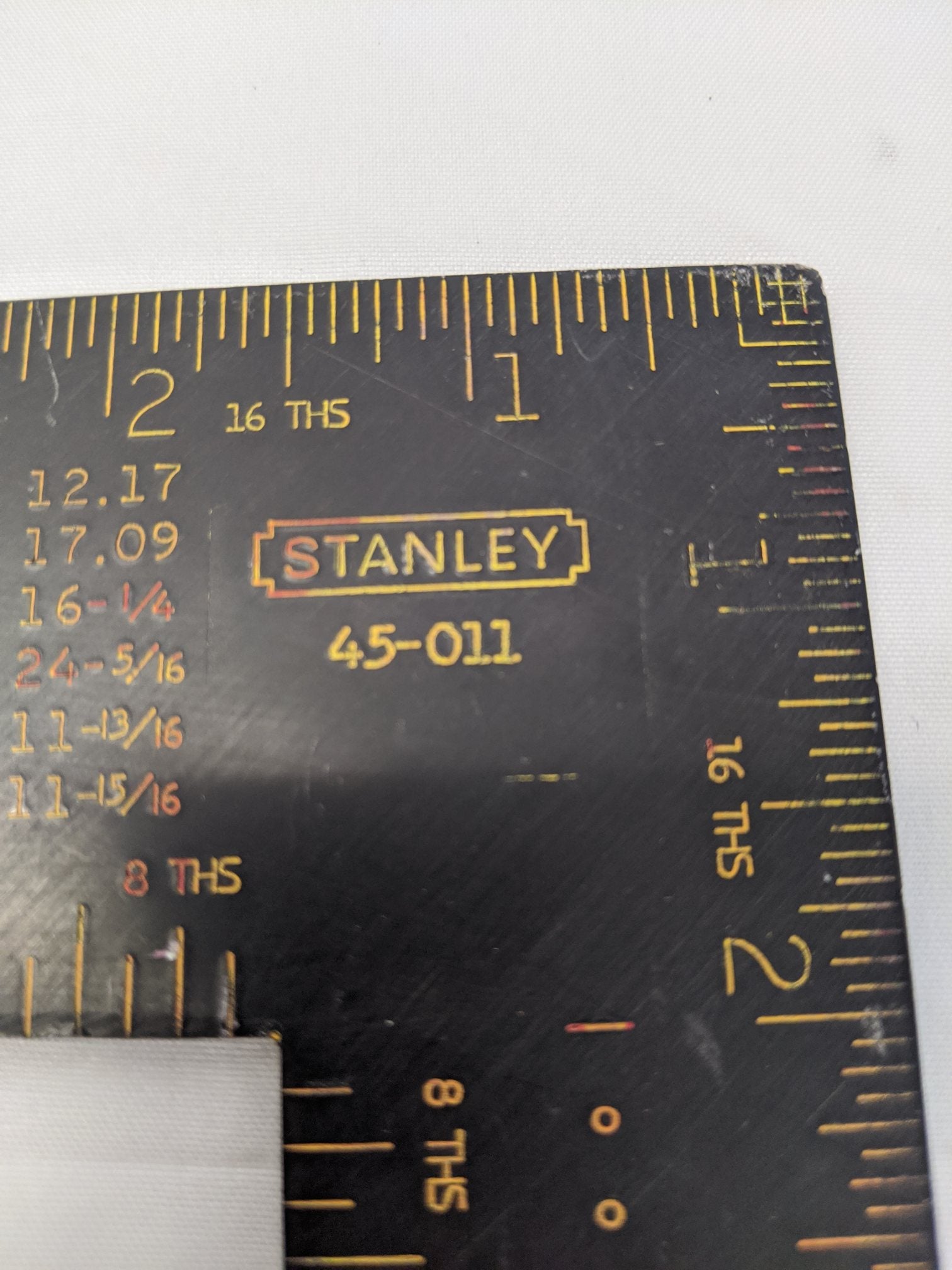 Stanley Carpenter Squares - 24" & 12" Framing Squares, 45-011 & 45-912, Lot of 6